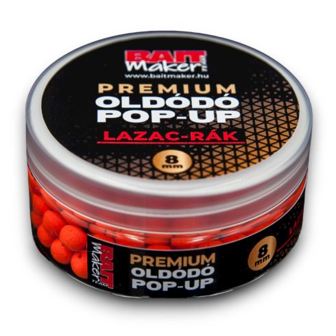 Premium Oldódó Pop Up  8 mm Lazac & Rák 20 g 