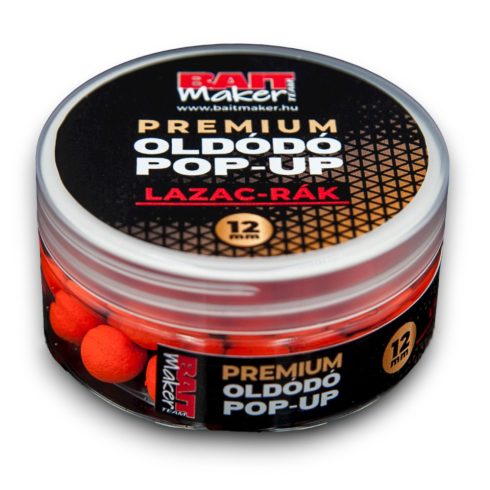 Premium Oldódó Pop Up  12 mm Lazac & Rák 25 g