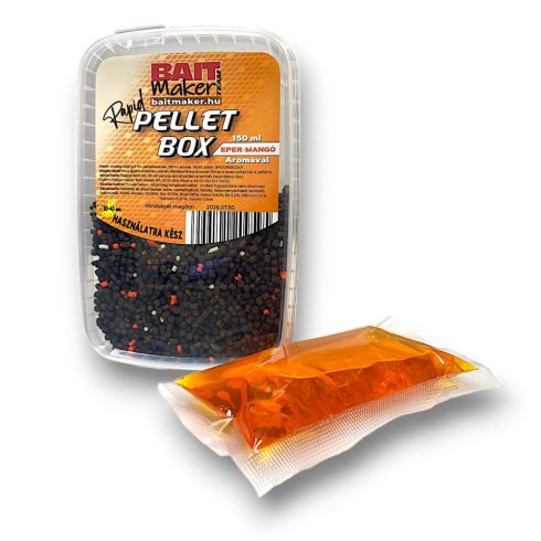 Rapid Pellet Box Eper Mangó aromával 400g+150ml