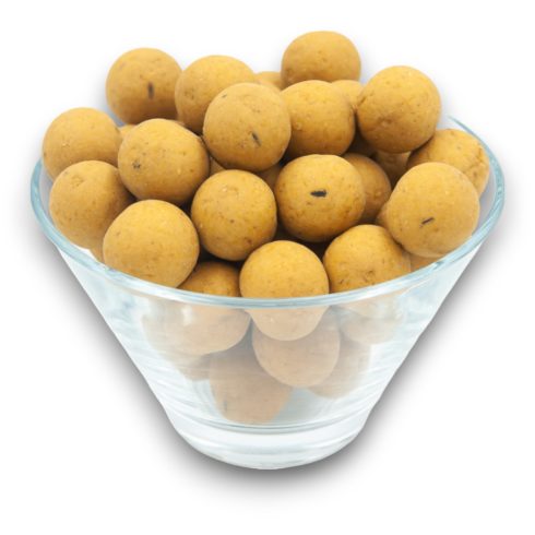 Oldódó bojli 24 mm Tejsavas Ananász 1 kg 